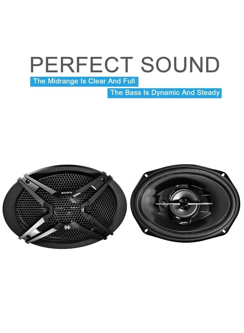 Sony XS-GTF6939 3-Way Car Speakers 420 watt, 6 Inch x 9 Inch Size, Black - Image 2